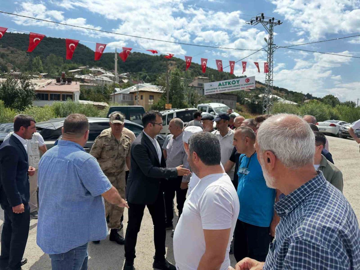Kaymakam Taşkıran'dan Pınar Yolu ve Altköy Ziyareti