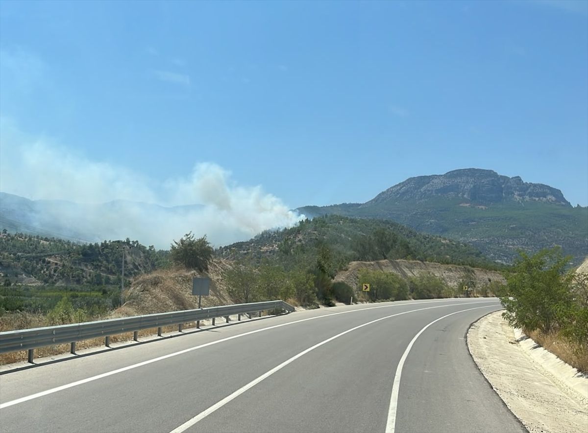 Mut'taki Orman Yangını Kontrol Altında