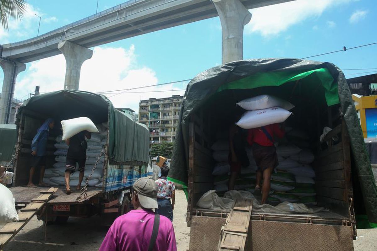 Myanmar'ın Pirinç İhracatı İlk Dört Ayda 699.730 Ton