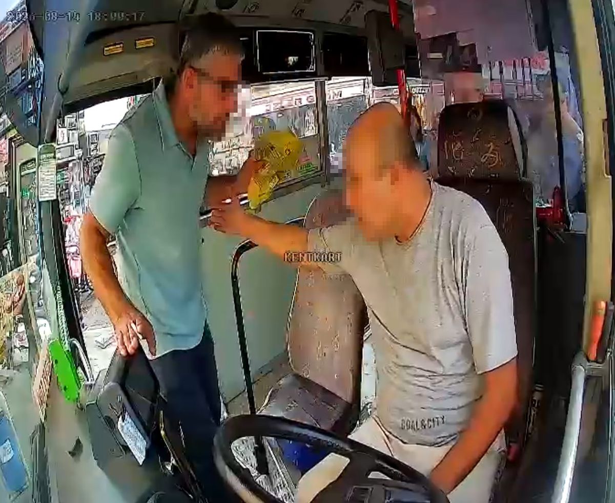 Trafik Tartışması Otobüste Arbede Yarattı