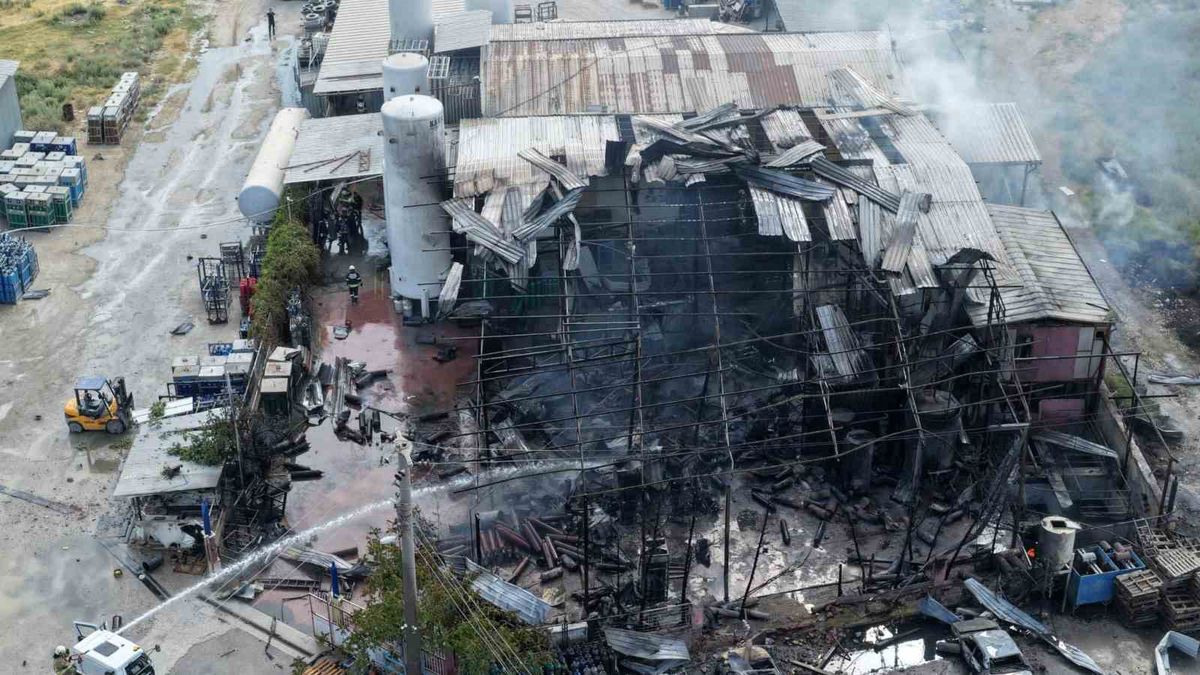 Salihli'de Gaz Tesisi Patlaması: 2 Ölü
