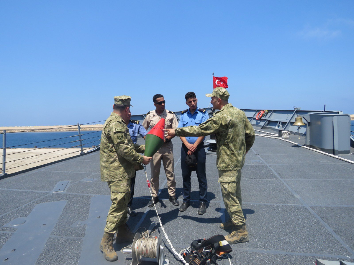 TCG Gemlik, Libya Deniz Kuvvetleri'ne eğitim verdi