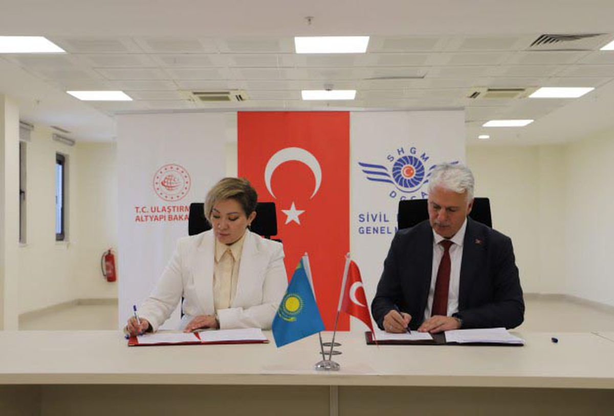 Türkiye ve Kazakistan arasında sivil havacılıkta yeni mutabakat zaptı