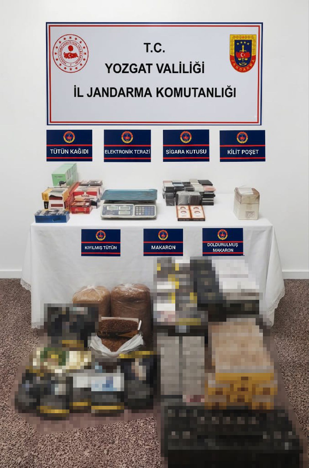Yozgat'ta Kaçak Tütün Operasyonu