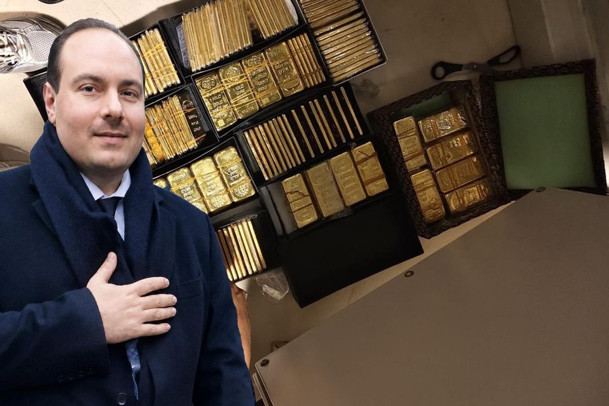Alihan Kuriş operasyonunda 200 kilo külçe altın ele geçirildi! İşte o görüntüler