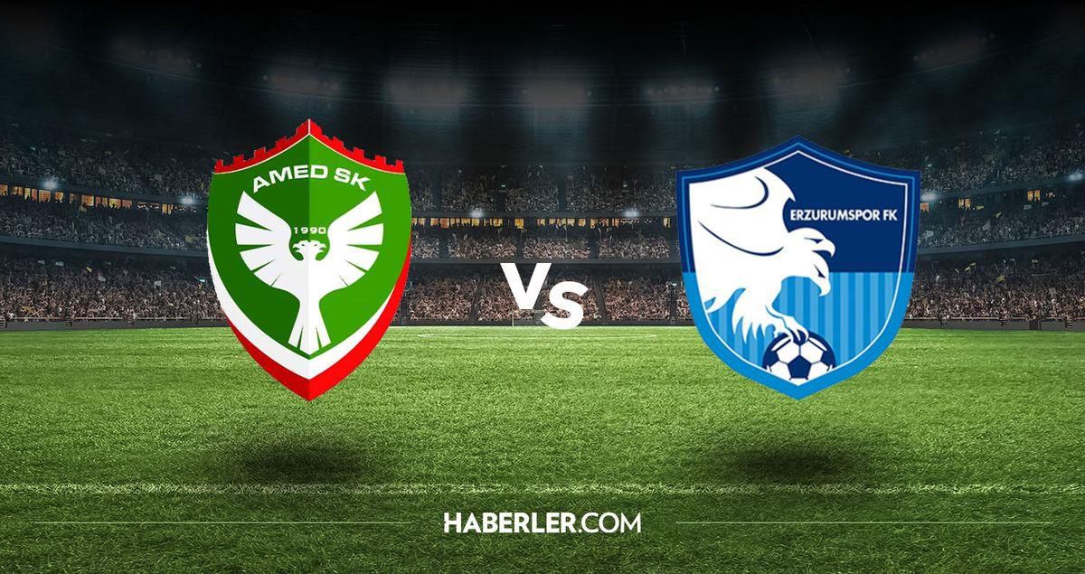 Amedspor maçı hangi kanalda, nereden izlenir? Amedspor Erzurumspor maçı ne zaman, saat kaçta? Amed Erzurum maçı ilk 11'leri