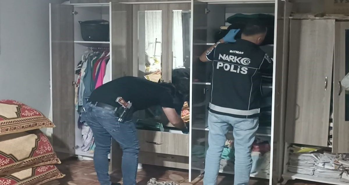Batman'da Uyuşturucu Operasyonu: 5 Tutuklama