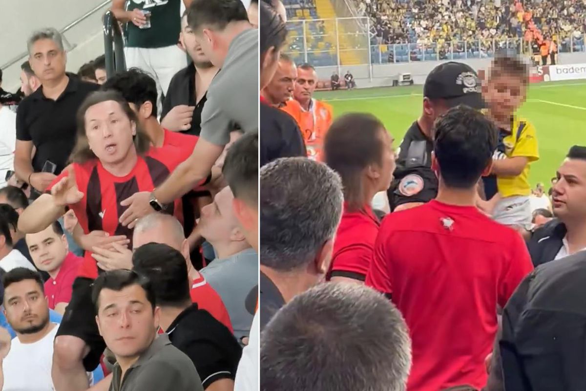 Fenerbahçe formalı çocuğa tribünde müdahale etmişti! Tribün zorbasına gözaltı kararı