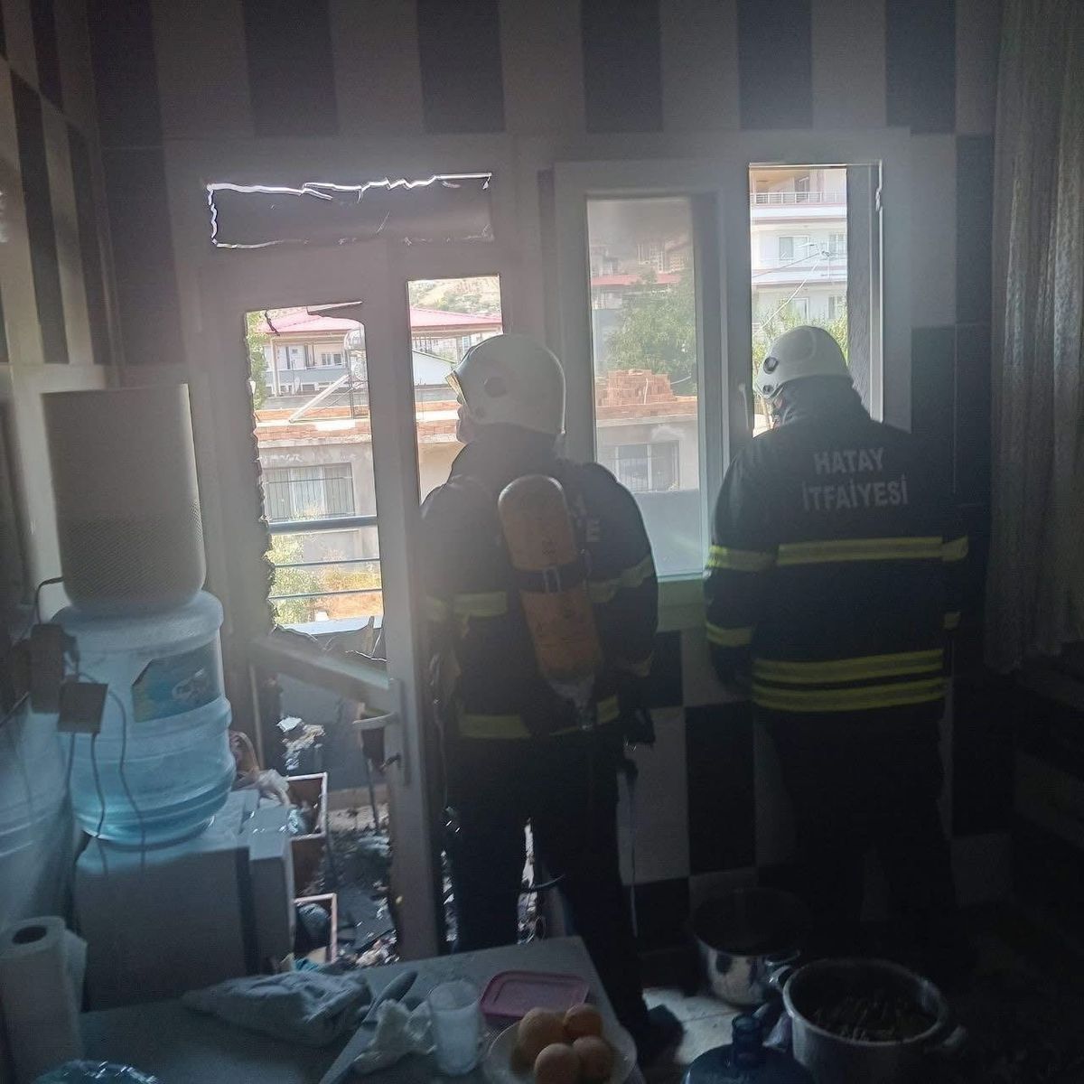 Hatay'da Ev Yangını Kontrol Altına Alındı