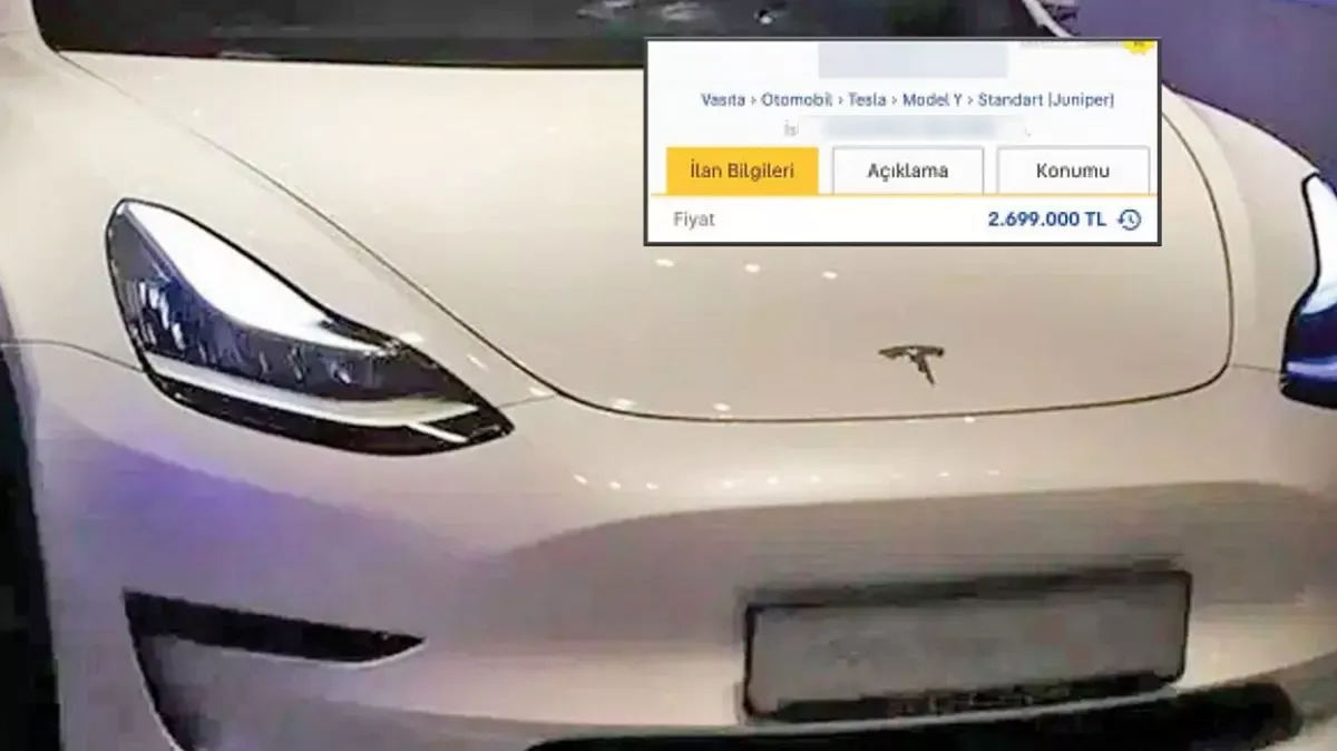 İkinci el Tesla'ya 434 bin lira ceza