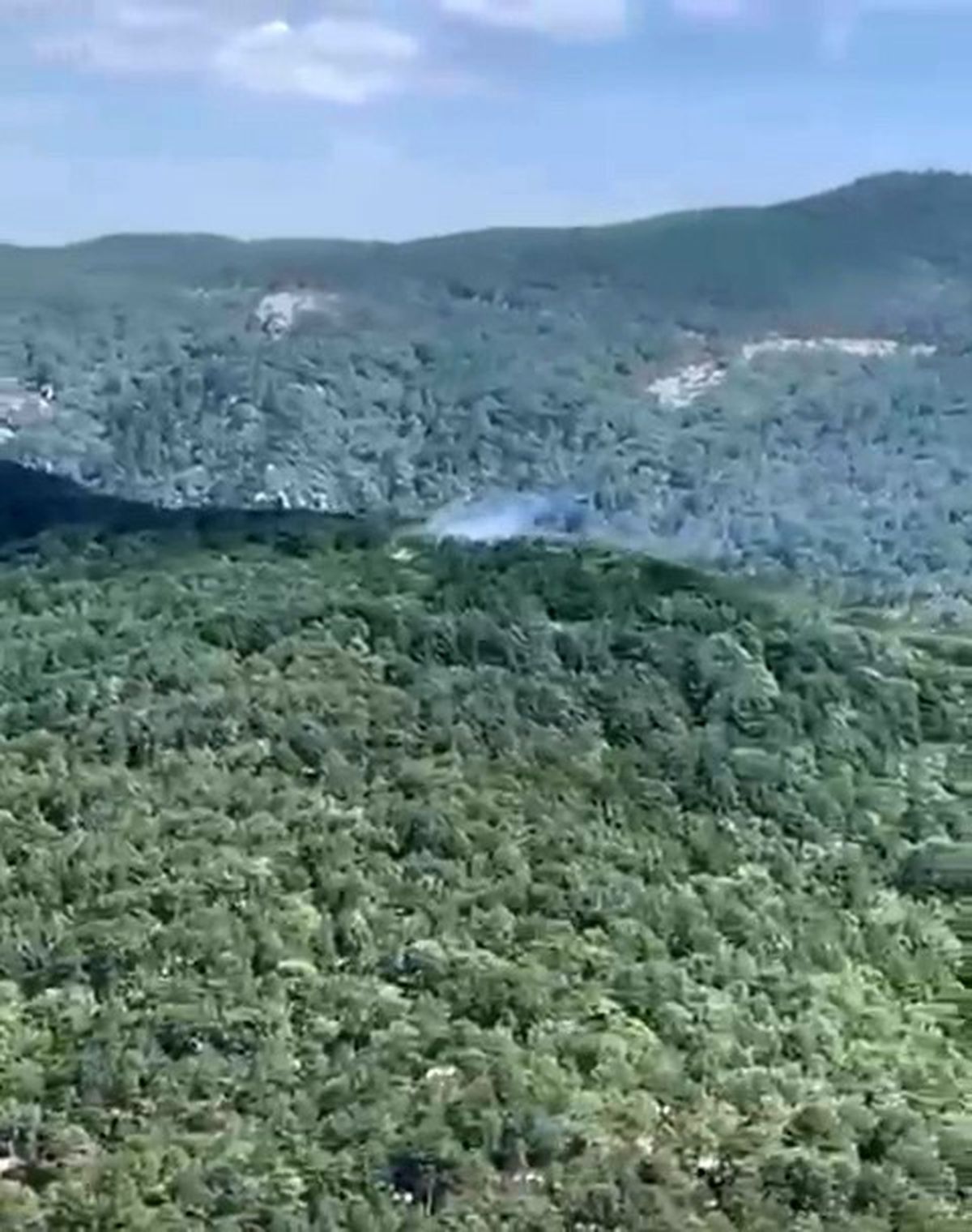 Kazdağları'nda Yıldırım Yangını