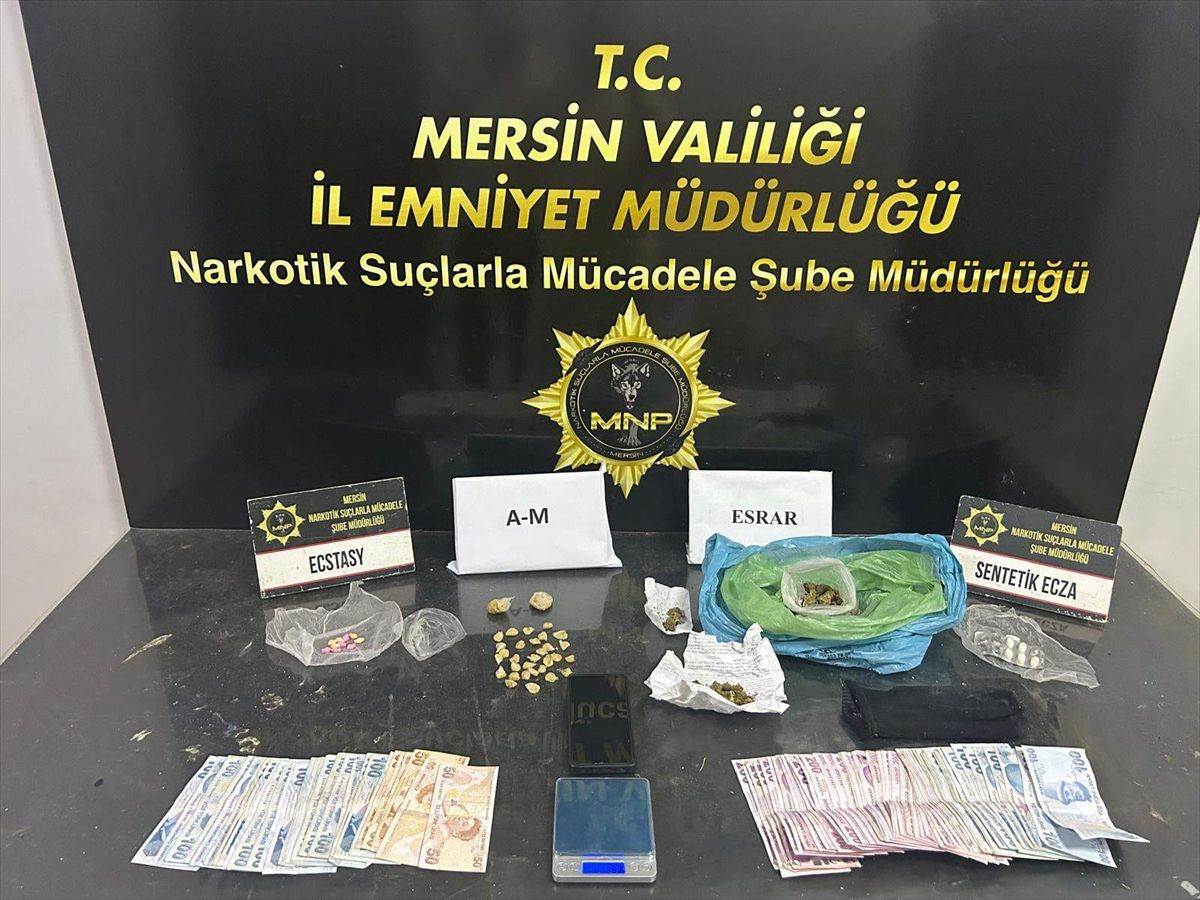Mersin’de Uyuşturucu Operasyonu: 4 Tutuklama