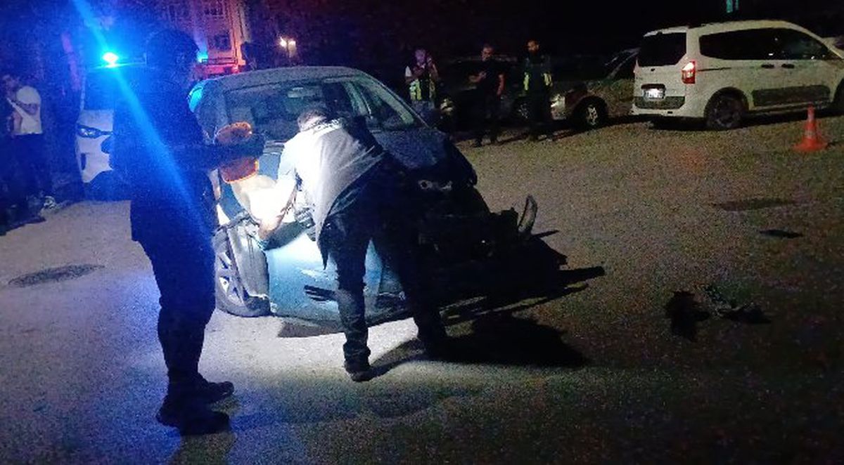 Çorum'da Motosiklet ile Otomobil Çarpıştı: 1 Ağır Yaralı