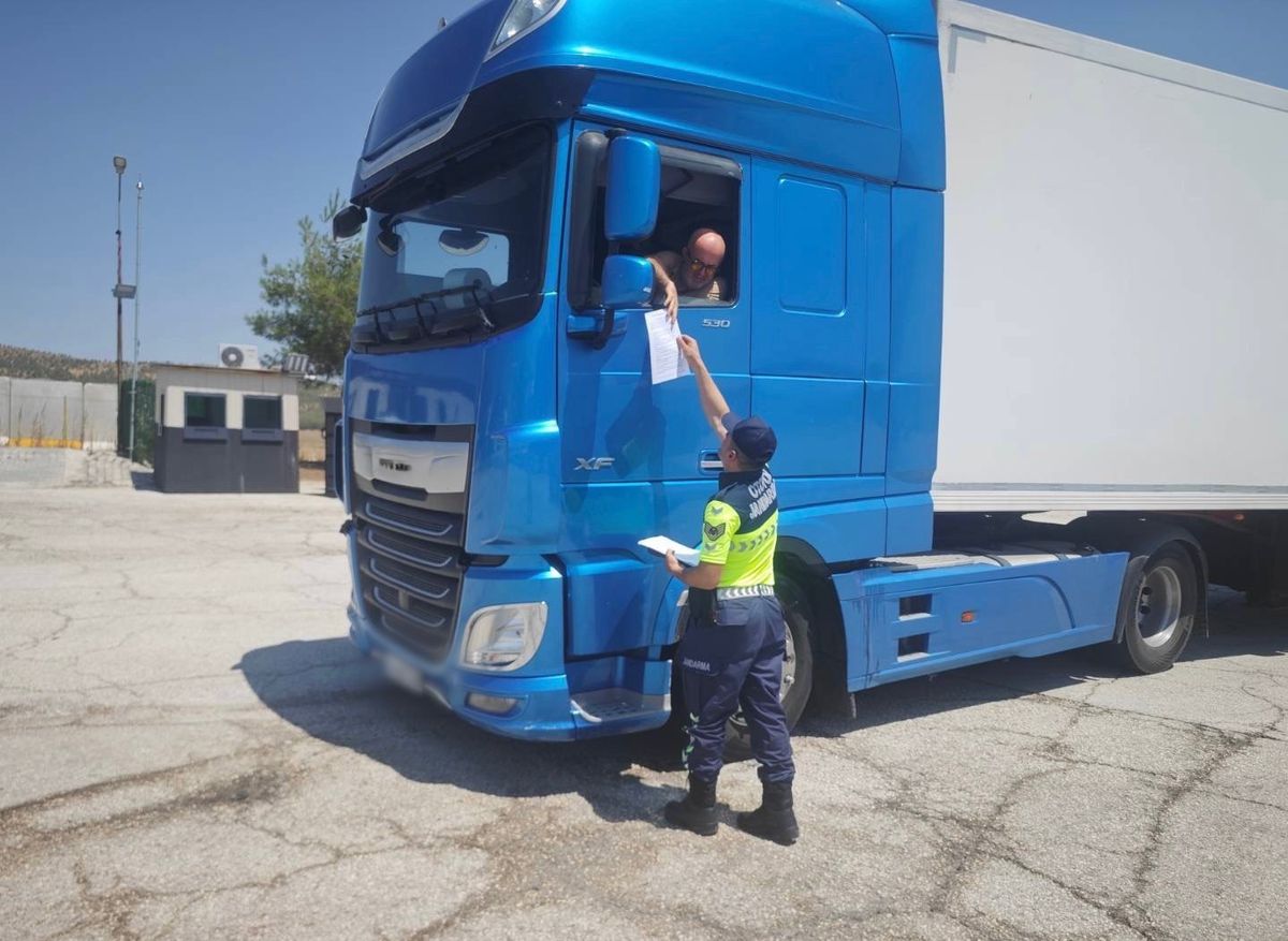 Gaziantep'te Otoyol Jandarmasından Trafik ve Yangın Bilgilendirmesi