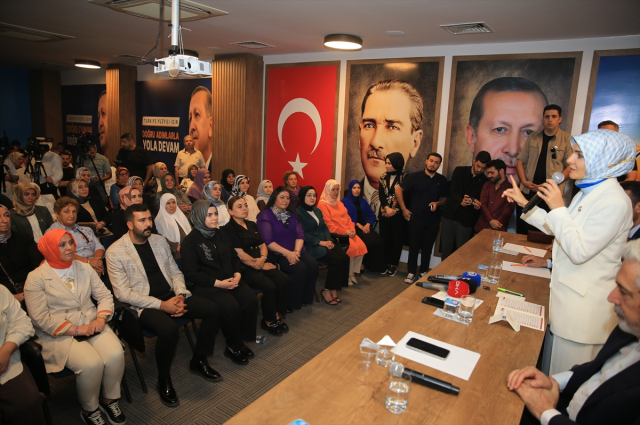 Minister Goktas delivering a speech