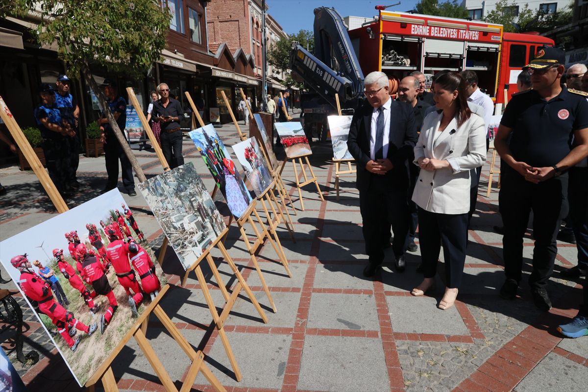 Edirne'de 17 Ağustos Depremi Anıldı