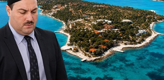 'Ege'nin Maldivleri' olarak bilinen Kalem Adası'nın bir bölümü Kuriş ailesinin çıktı