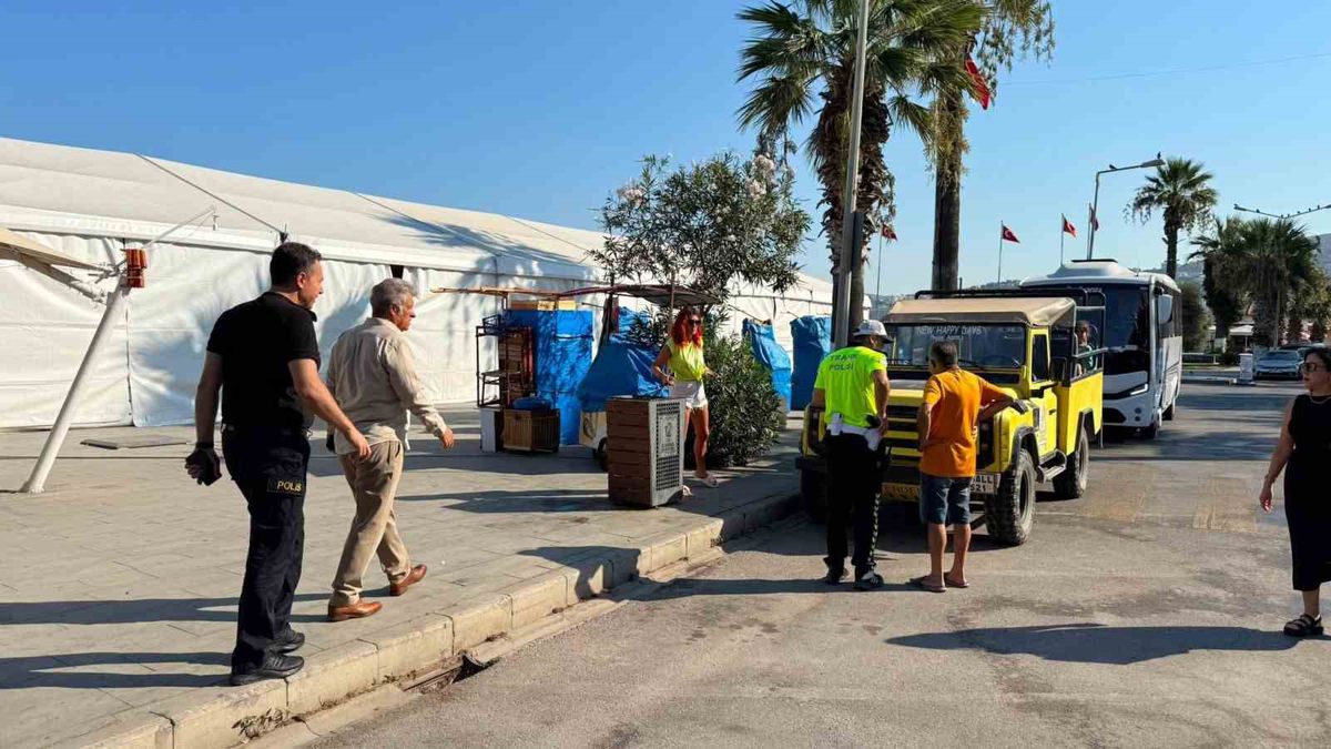 Kuşadası'nda Cep Uygulaması Noktasında Yerinde İnceleme