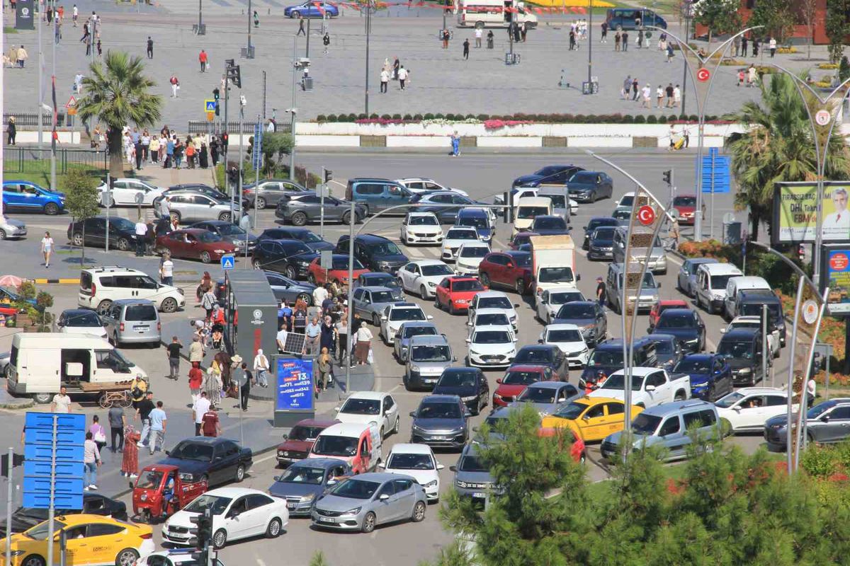 Samsun'da taşıt sayısı 555 bin 897'ye ulaştı