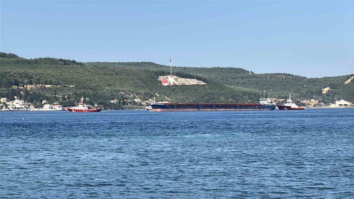 Çanakkale Boğazı'nda Kargo Gemisi Arızası