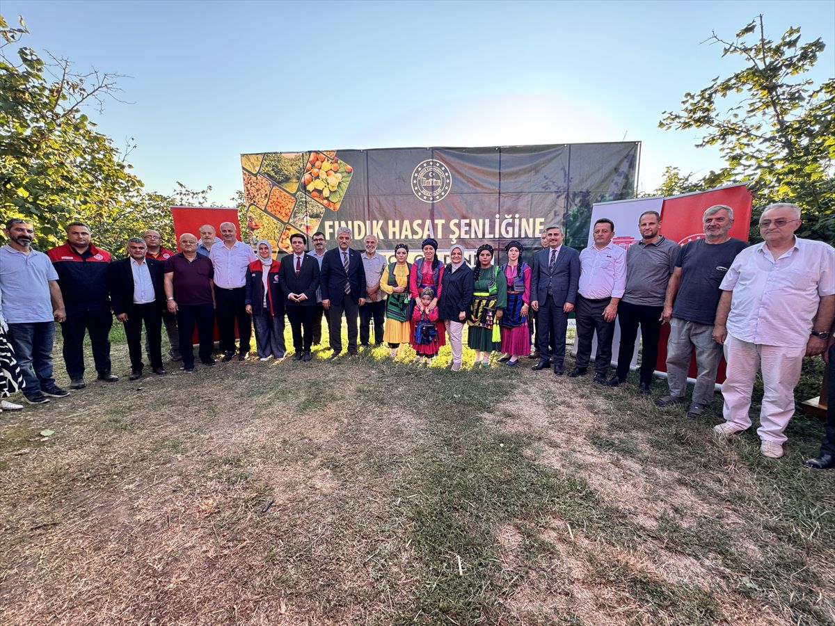 Düzce’de Fındık Hasat Şenliği Coşkuyla Başladı