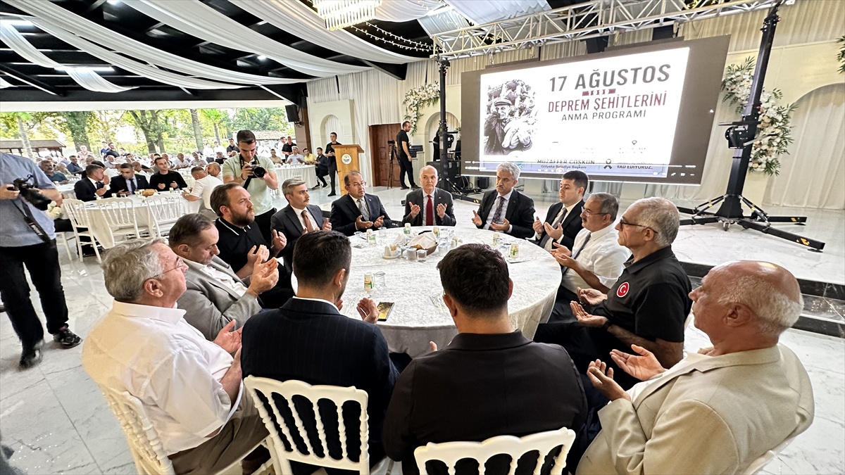 Düzce'de Marmara Depremi Anma Programı