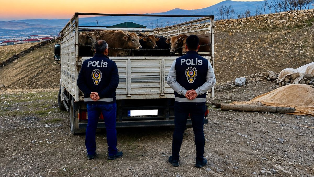 Kırşehir'de Mandıradan Büyükbaş Çalanlardan Biri Tutuklandı