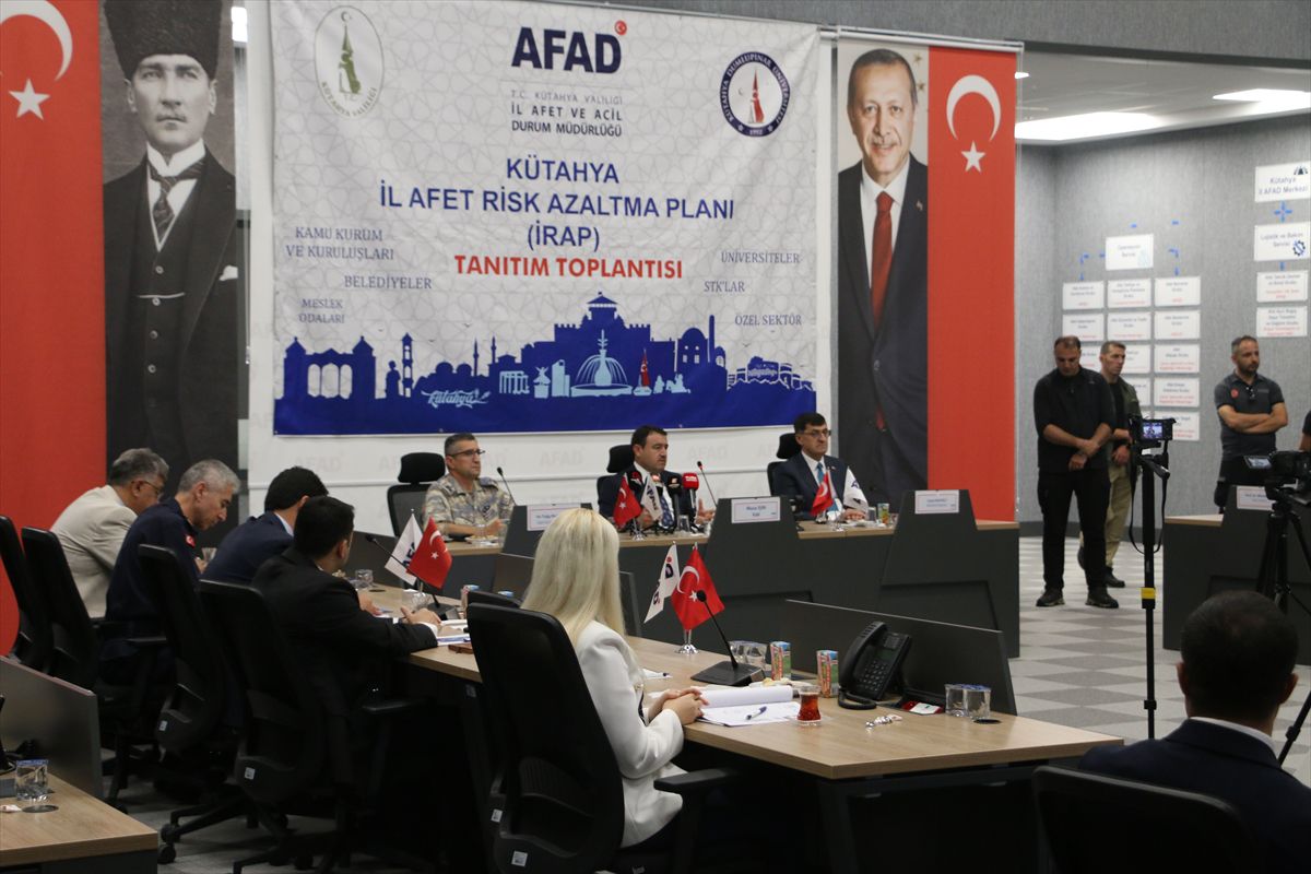 Kütahya'da 2027-2031 İl Risk Azaltma Planı Değerlendirildi