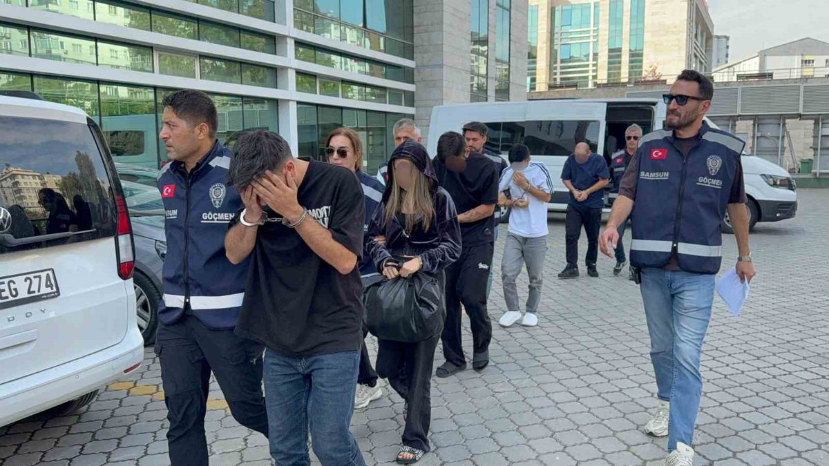 Samsun'da fuhuş operasyonu: 3 kadın kurtarıldı, 5 gözaltı
