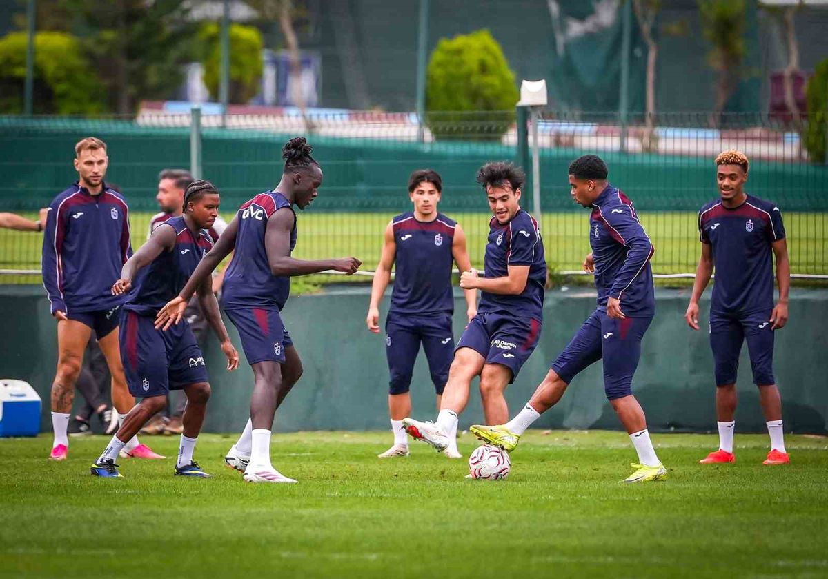 Trabzonspor, Ferencvaros Maçı İçin Taktik Çalıştı