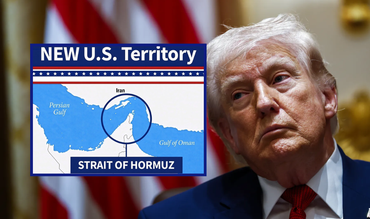 Trump, Hürmüz Boğazı'nı 'Yeni ABD Toprağı' Olarak Gösterdi; İran'dan Sert Tepki