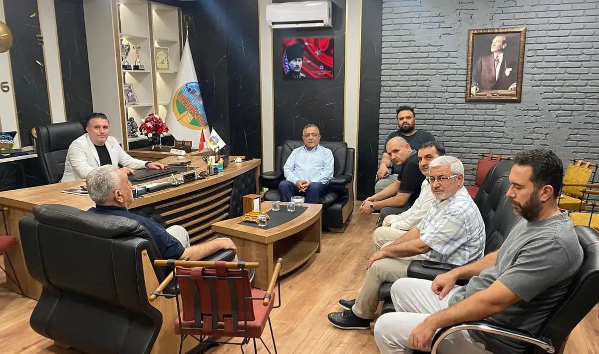 Tanrıkulu'dan Kuyumcular Odası Başkanı'na ziyaret