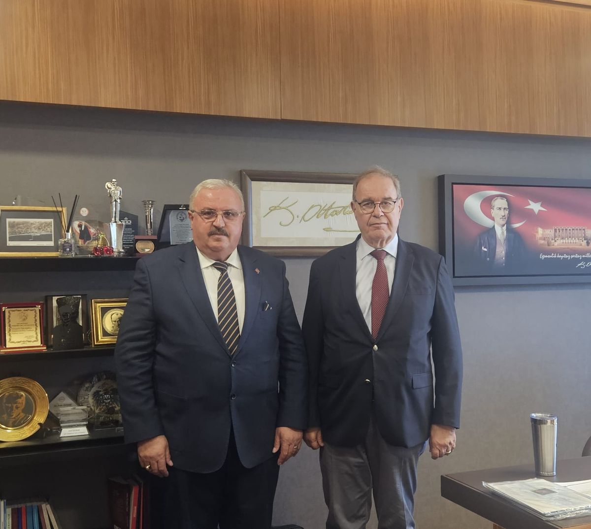 CHP'li Öztrak, Süt Üreticileri Birliği Başkanı Keskin'i TBMM'de Ağırladı