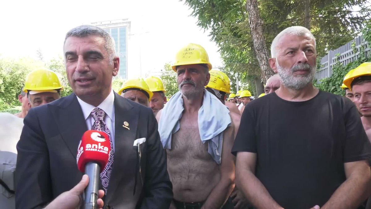 Maden işçilerinin Ankara eylemi 10. gününde