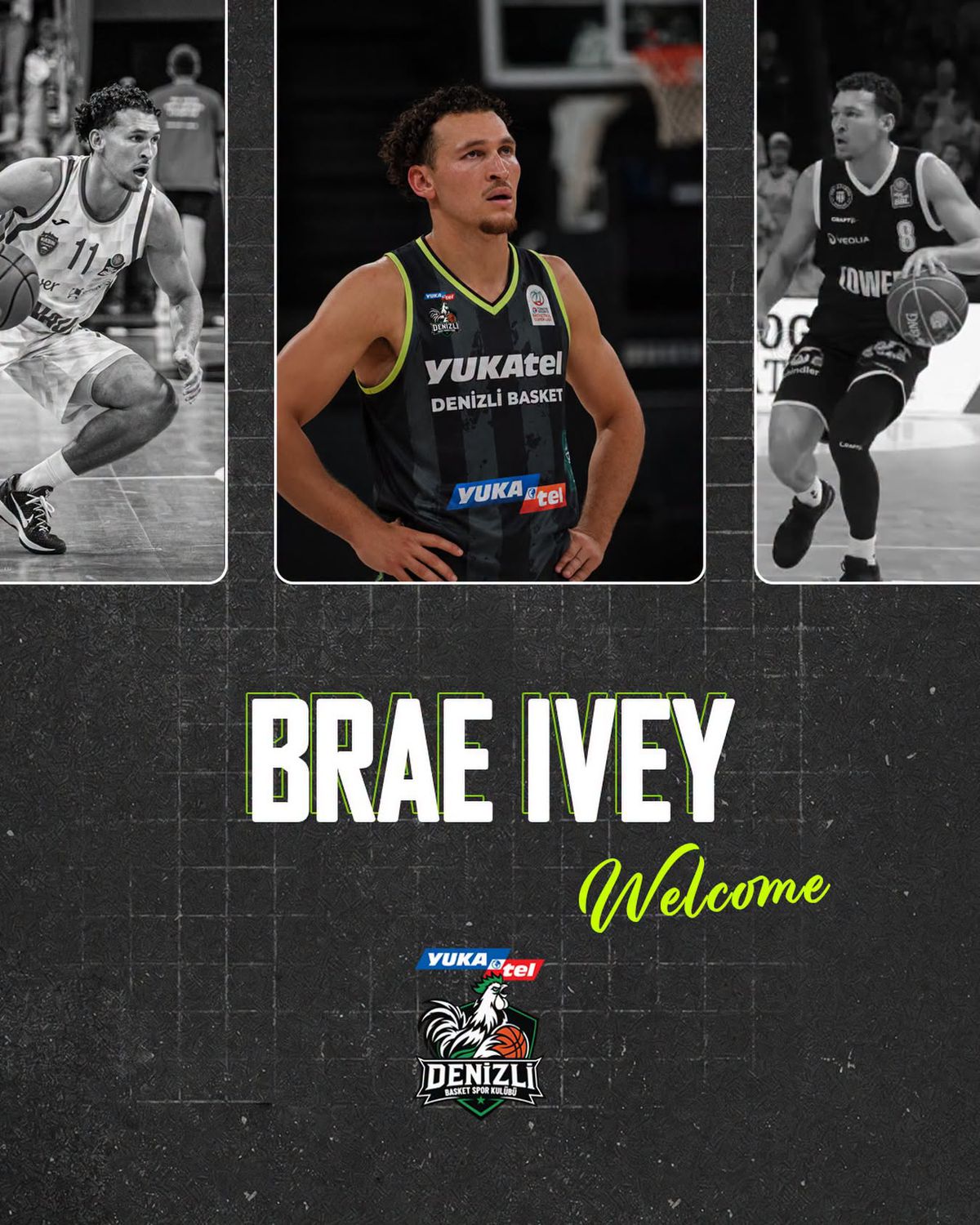 Yukatel Denizli Basket, Amerikalı Guard Brae Ivey'i Kadrosuna Kattı