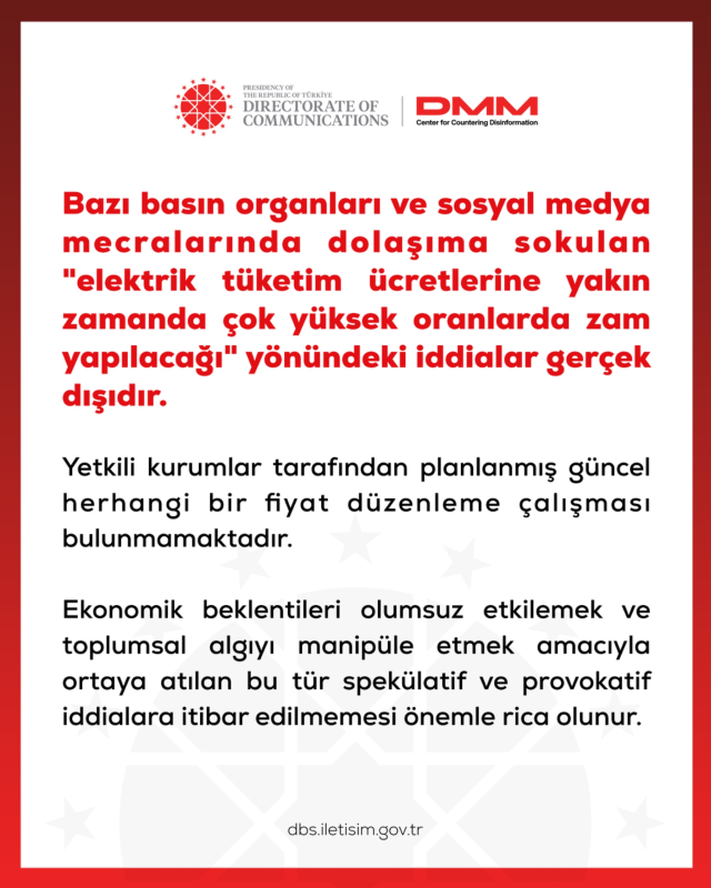 DMM announces electricity hike claims are false