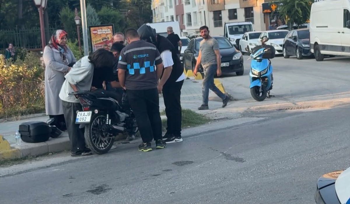 Eskişehir'de Motosiklet Kazası: 1 Yaralı