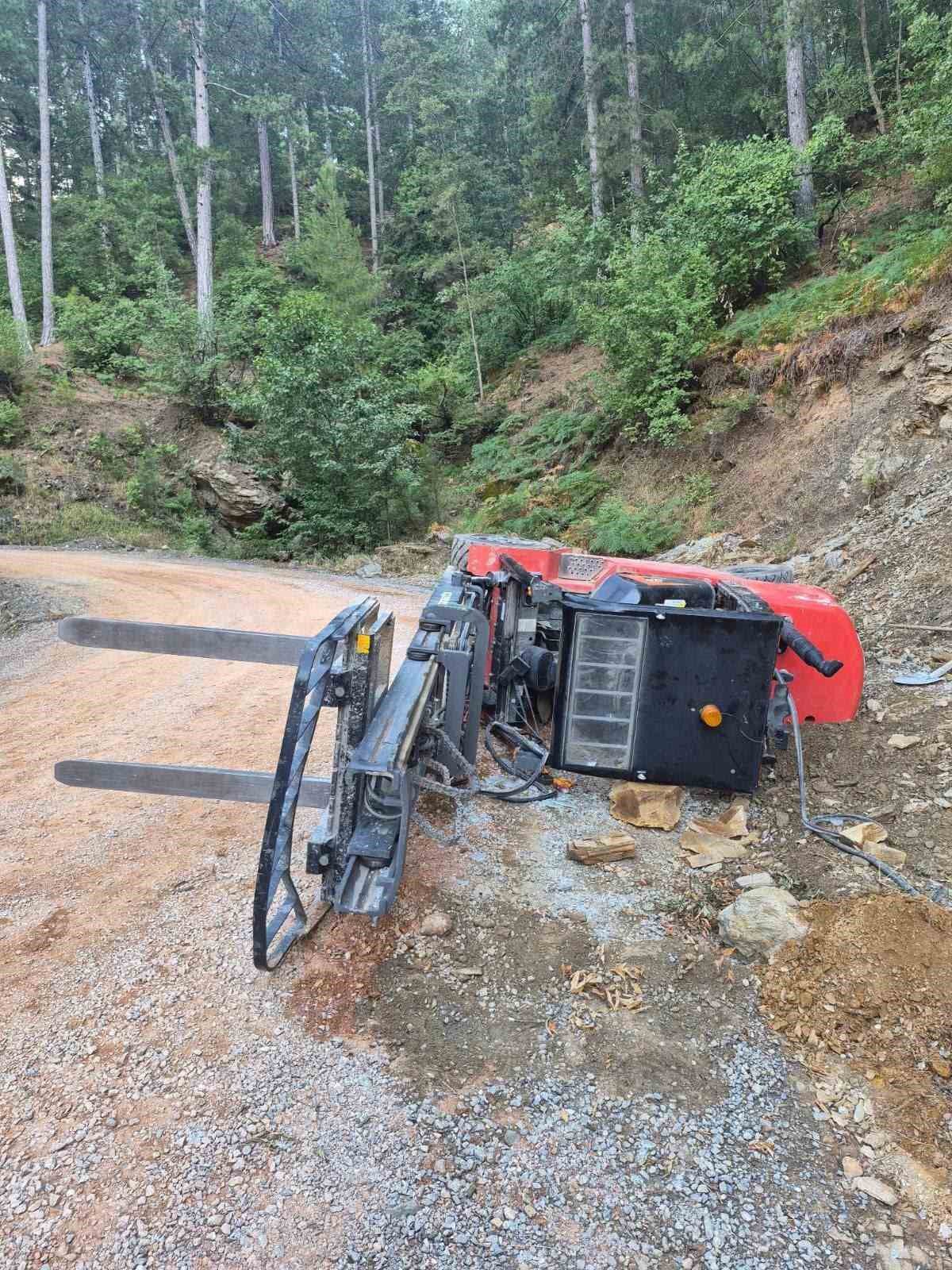 Gazipaşa'da Forklift Kazası: Bir Yaralı