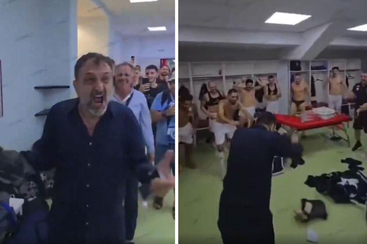 Kulüp başkanı çıldırdı! Para dolu çantayı futbolcuların önüne saçtı
