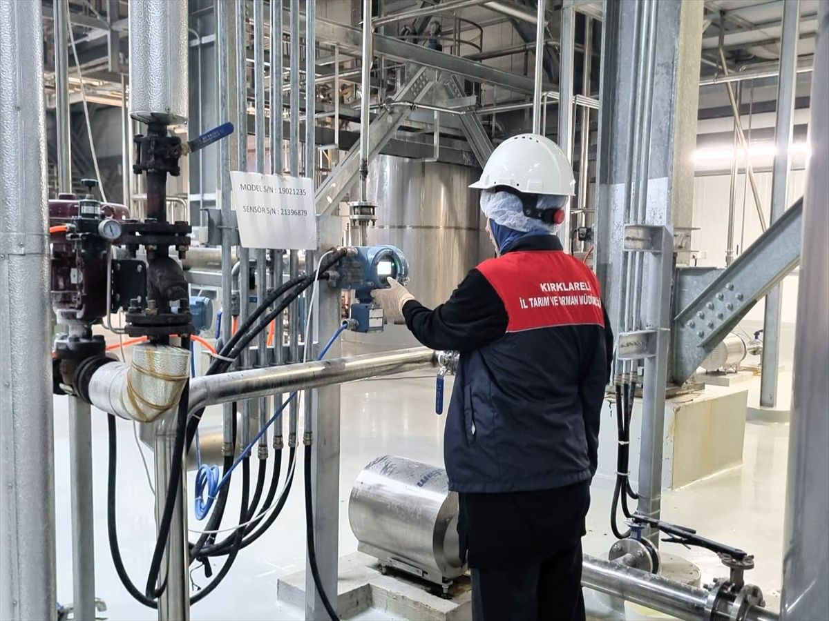 Lüleburgaz'da Şeker Fabrikasına Sıkı Denetim