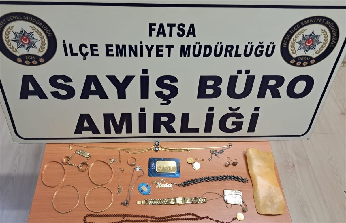 Fatsa'da 1,2 Milyon Liralık Altın Hırsızlığı: 4 Zanlı Tutuklandı