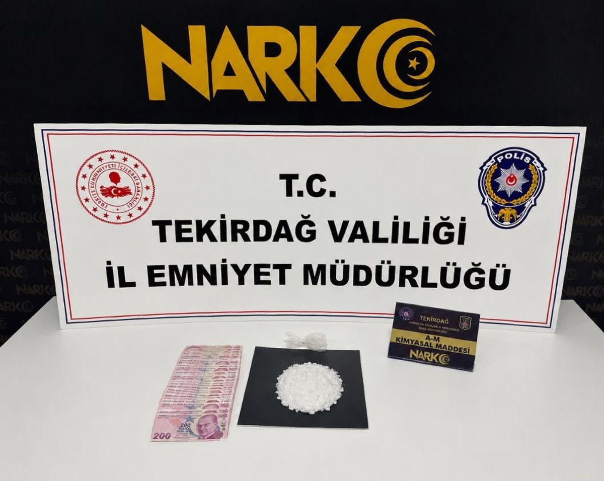 Tekirdağ'da uyuşturucu operasyonu: 121 şüpheli, 8 tutuklama