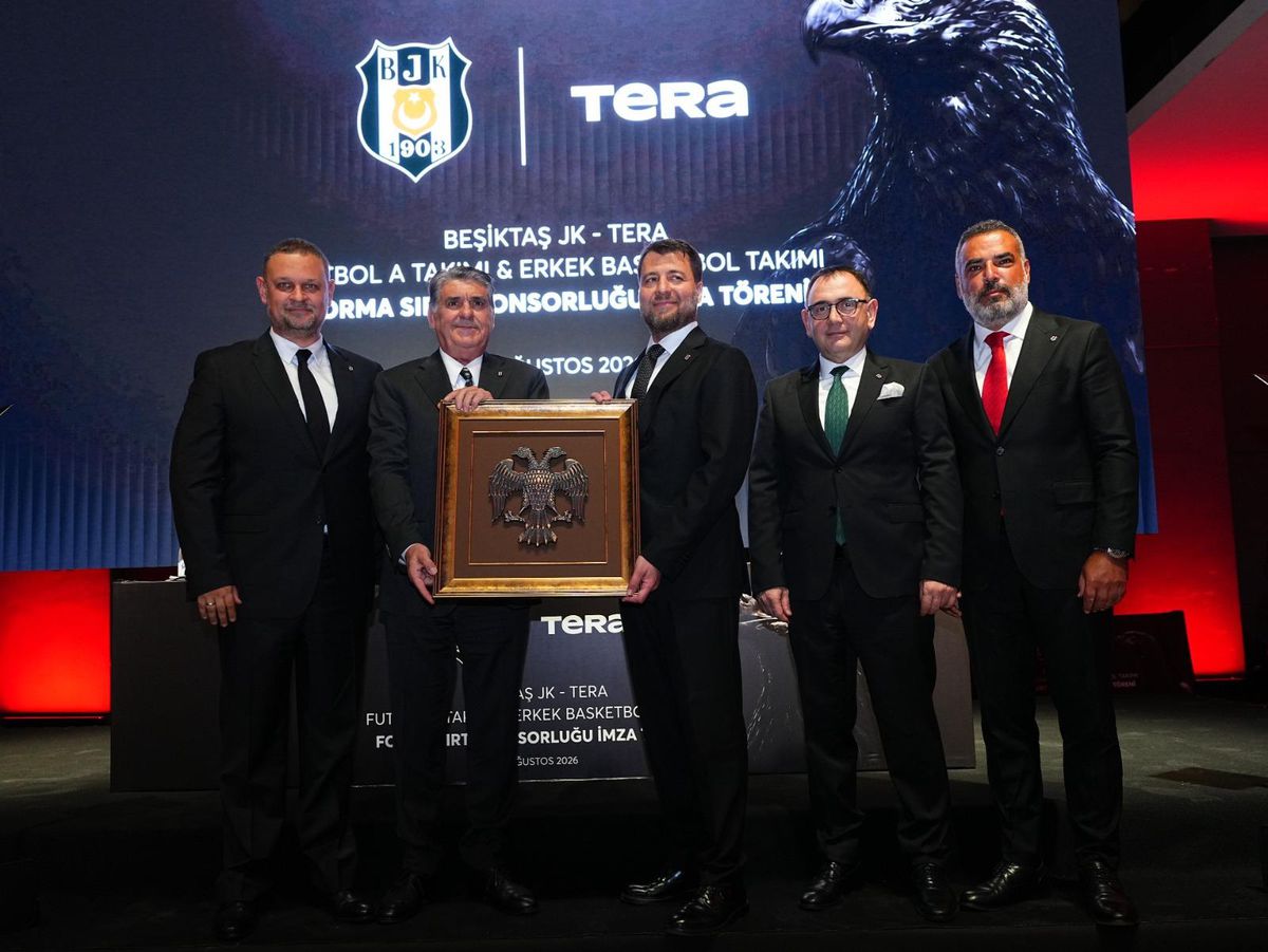 Tera Holding, Beşiktaş JK’nin futbol ve basketbol takımlarına forma sırt sponsoru oldu