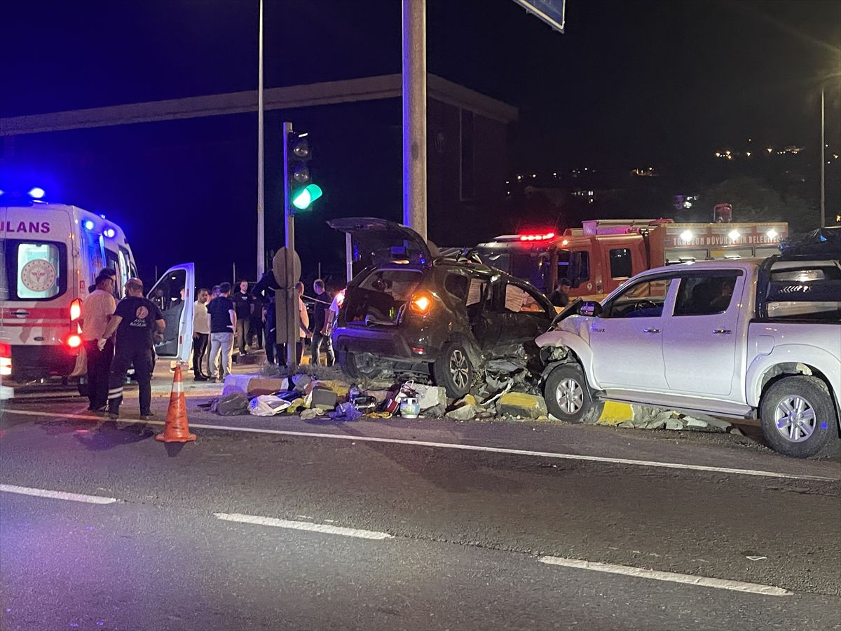 Arsin'de trafik kazası: 7 yaralı