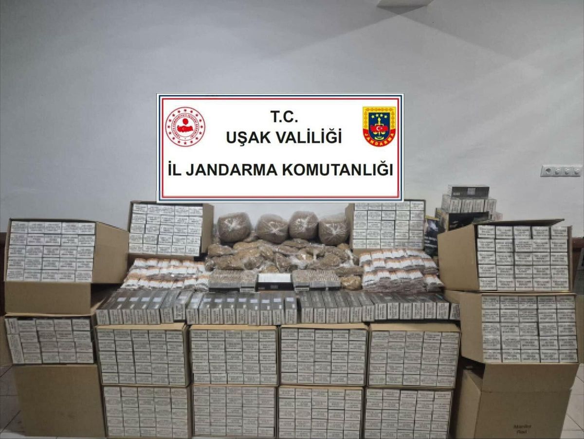 Uşak'ta Jandarma Operasyonu: 72 Kök Hint Keneviri ve 542 Gram Esrar Ele Geçirildi