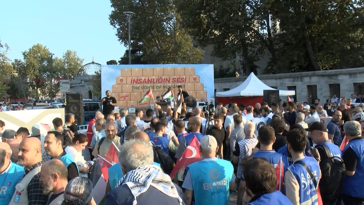 Gazze için Üsküdar'da insanlık çağrısı