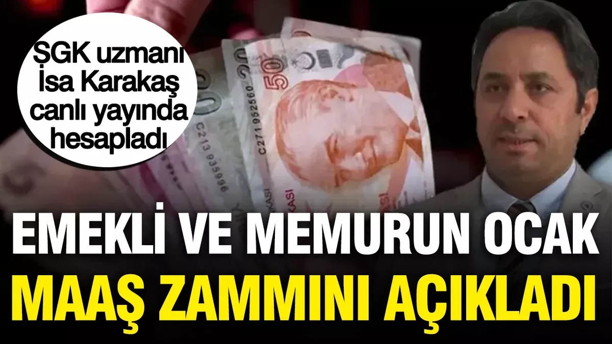 Emekli maaşlarına zam tahmini: Ocakta en az yüzde 8,5 artış bekleniyor