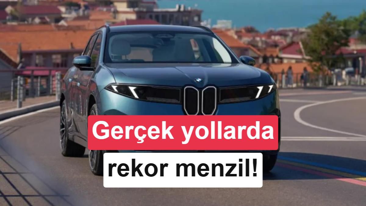 Yeni BMW iX3'ten 1.030 km Menzil Rekoru