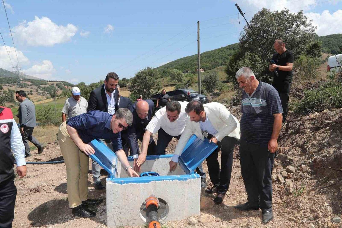 Amasya'da 19 hektarlık arazi için modern sulama sistemi