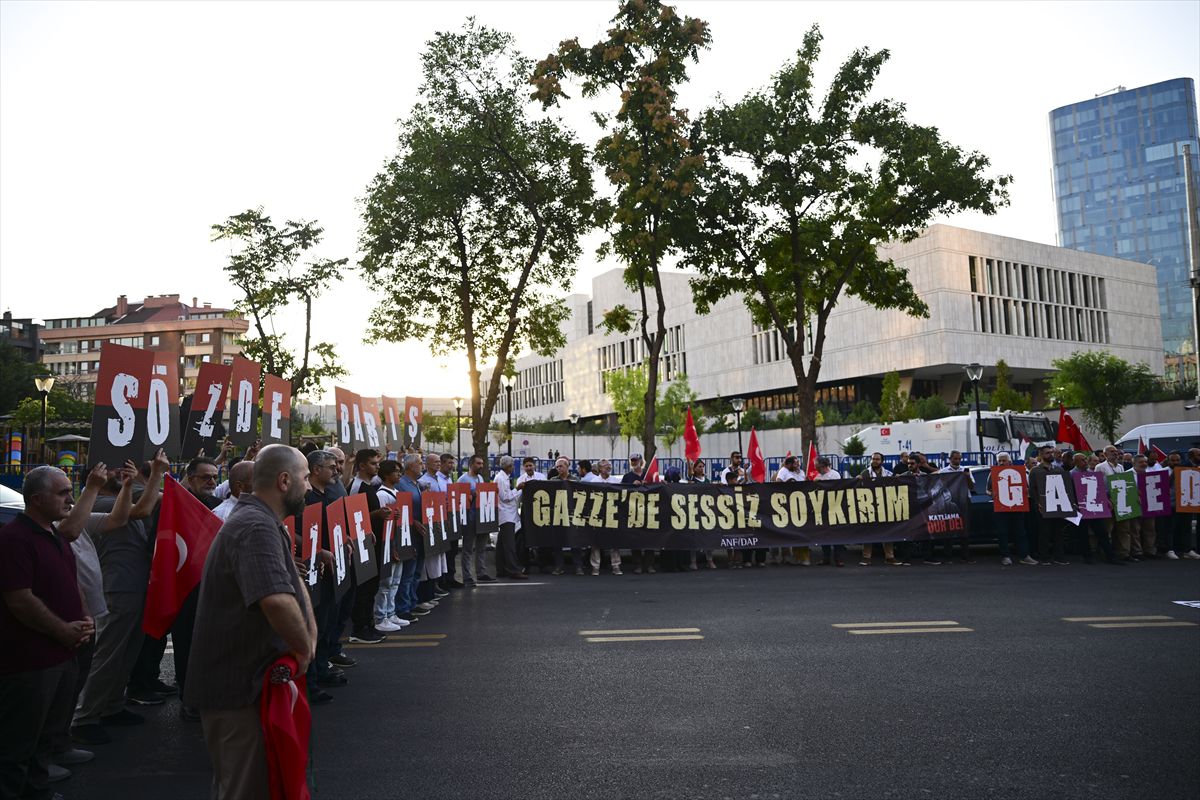 Ankara'da Gazze protestosu: 'Sözde barış, özde katliam'